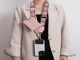 Clip and Go Phone Strap with Zipper Pouch,Crossbody Adjustable Chain Lanyard with PU Leather Wallet V1189-LWWAL-20260325-00109