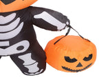 Inflatable Ghost Decoration with LED Lights Water Resistant Cute Blow Ups Skeleton Decor for Yard V1294-YM0901-3115240073212