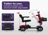EQUIPMED Mobility Scooter For Elderly Motorized Electric Older Adults 4 Riding V219-AGCMSCEMQA3RD