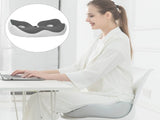 Seating Cushion Soft Comfortable Breathable Buckle Curved Chair Cushion for Office Working Dark Gray V1294-YM0703-3117230047613