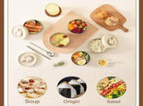 Set of 2 Thermal Lunch Boxes with Insulated Bag, Leakproof Stainless Steel Bento Box Food Container V1237-ZY-924-137