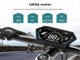 UKS6 Electric Scooter LCD Meter Color Screen 24V-72V Electric Bicycle Dashboard E-Bike Smart Display V1192-AZ-W-22979