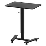 Levede Mobile Standing Desk Adjustable Height Table DH1074-BK-AU