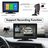 7 Touch Display Car Navigator With Dual-Lens Smart Driving Recorder - Portable And Wireless PRL-6192RAC