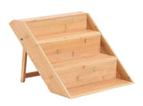 Bamboo Spice Rack Organizer, Space Saving Seasoning Cabinet Shelf for Kitchen Makeup and Spice V1237-MS-724-014