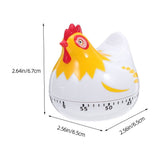 2-Pack Black Kitchen Timers, Plastic Cooking Timers for Baking, Meal Preparation, and Home Time V1192-AZ-W-22501