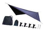 Camping Tarp Tent Tarp Awning Accessories Lightweight Hammock Canopy Rain Awning - Black V1308-DSZKI-1014-3