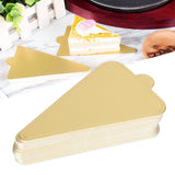300pcs Triangular Mousse Cake Boards Cupcake Base Dessert Display Tray Cardboard Decoration Tools V1294-YM0901-3118200119411