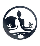 Laser Cut Yin & Yang Buddha Wall Art 60cm V637-71649BUD
