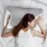 Dreamz Memory Foam Pillow Shoulder Neck Support PILO1007-GY