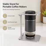 Pour over Coffee Dripper Stand, Bracket, Premium Foldable Coffee Machine Bracket for Bar, Silver V1366-AZ2-W-15179