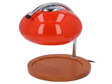 Candle Lamp with Timer Retro Solid Wood Glass Safe Warm Light Dimmable Electric Candle Lamp V1294-YM0901-3119240148712