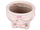 Face Planter Pot Resin Love Style Lady Head Succulent Planter Women Face Flower Pot with Drainage V1294-YM0706-3111230240211