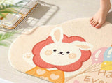 Cute Bathroom Mat Minimalist Water Absorption Skid Resistant Bath Quick Dry Floor Mat for Home V1294-YM0716-3117220127315