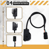 HXJS-4805D Electric Pedal Accelerator Coil Kit, 0-4.65V Output, 12-96V Input, Accelerator Control V1192-AZ-W-23070