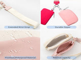 3/2/1PCS Keychain Wallet Mini Zip Around Wristlet Wallets For Women Detachable Dual Pouch Wristlet V1189-LWWAL-20260325-00138