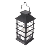 2Pcs Solar Hanging Lantern Candle Design LED Solar Outdoor Light Decor for Pathway Yard Lawn V1294-YM0703-3119230048011