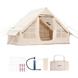 VEVOR Inflatable Tent for Camping 3-5 Person Glamping Tent with Pump Easy Set up V952-KJZP321MCQWZILCOXV0