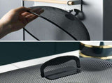 Food Cover Dense Mesh Design 180 Degree Rotatable Simple Iron Food Screen with Handle for Home V1294-YM0715-3118220091511