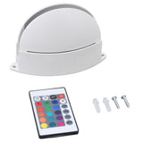 RGB Remote Control Wall Light Fashionable 24 Key High Brightness Semicircle RGB RC Wall Light for V1294-YM0523-3119220040111