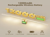 Gold Battery Operated Wall Sconce Set of 2, Rechargeable Wireless Wall Lights with Remote and Touch, V1171-CB-BOM001620