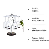 Countertop Wine Glass - Air Drying System - Kitchen Glass Storage - Wine Glass Storage V1188-MS-227-2820