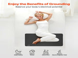 Grounding Mat, 680 x 990 mm Anti-Slip PU Leather Earthing Mat, with 15 Feet Cord, V952-PUPGDJDDPUPG906VDV0