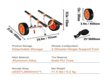 Adjustable Kayak Cart Canoe Boat Carrier 450lbs Load with 12'' Solid Tires V952-S450LBS12INCHFZNLV0