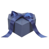 Portable Blue Heart Shaped Storage Box with Fine Finished Paper V1366-AZ2-W-19175