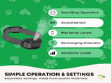Rooster Farms Dog Bark Training Collar Citronella Sound Rechargeable Automatic V238-SUPDZ-41383170736208