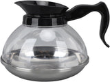 Coffee Decanter Pot, 1.2QT Universal Pot Commercial Maker Replacement with Black Handle for Machine V1259-DP01-A-698