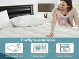 1000GSM Mattress Topper Viscose Derived from Bamboo, Thick Pillowtop Fitted Mattress Cover with 45cm V1317-HB-TOP-AUSK-CL-BAI