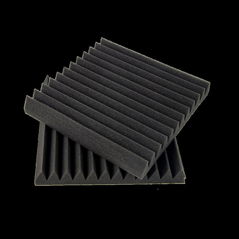 40pcs Studio Acoustic Foam Sound Absorbtion Proofing Panels Tiles Wedge 30X30CM V63-833251