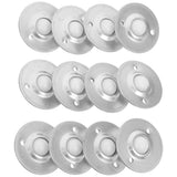 Silver Ball Casters for Furniture Stable Support Versatile Application 12Pcs V1369-AZ3-W-17153