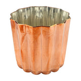 Tin Lined Copper Canel Mold Bakeware Single Professional Pan, French Custard Pastry Tray, Caramel V1366-AZ2-W-21231