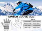 3 Pairs Touch Screen Gloves with Snow Flower Pattern, Warm Knit Winter Gloves Christmas Gifts V1189-LWWAL-20260325-00026