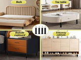 4Pcs Metal Furniture Support Legs, Adjustable Height 20 to 22cm Heavy Duty Bed Center F mj1537 V1192-AZ-W-22073