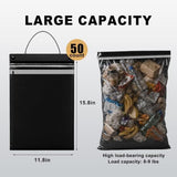 50 PCS Car Trash Bags Disposable Leakproof Hanging Stick-On Trash Bags for Car SUV Truck RVs Road V1107-799-05536