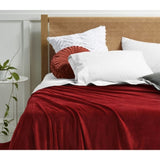 Accessorize Rouge Super Soft Blanket Queen/King V442-HIN-BLANKET-SUPERSOFT-ROUGE-QS