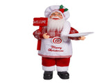 12in Xmas Santa Doll Cartoon Cute Collection Standing Santa Ornament for Home Show Window Decoration V1294-YM0901-240731HL04-2