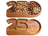 250th Anniversary USA Wooden Snack Platter, 2026 Commemorative Charcuterie Serving Tray for V1366-AZ2-W-20895