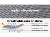 Weisshorn 16-18ft Caravan Cover Campervan 4 Layer UV Water Resistant COVER-CV-DCS-S