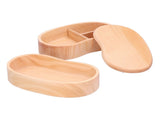 Wooden Bento Box Simple Style Portble Lunch Box Food Storage Organizer for Student Worker V1294-YM0901-3118210118411