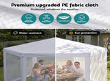 Instahut Gazebo2x2m Marquee Wedding Party Tent Outdoor Camping Mesh Wall Canopy Shade Gazebos Navy GAZEBO-WED-C-FG-222-WH