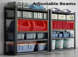 120x40x183cm Metal Garage Shelving Rack Heavy Duty Steel Storage Organiser for Workshop V63-953401