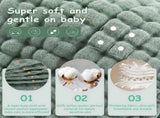 Burp ClothsCotton Hand Washcloths for Babies, Baby Essentials 6 Layers Extra Absorbent and Soft Boys V1192-AZ-W-25736