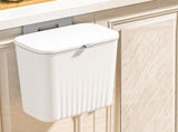 Wall Mounted Trash Can with Sliding Cover Home Kitchen Hanging Garbage Bin Rectangular Waste V1294-YM0901-3117240044611