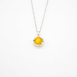 Gift Box - Aroma Necklace White Gold - Planet Jovian Gold Purify Oil Blend V760-GBAJ - 4