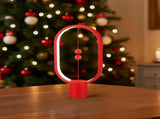 Red Magnetic Balance LED Table Lamp USB-Powered, Dimmable Eye-Care Light with Award-Winning Design V1107-MAGNETIC BALANCE LED TABLE LAMP1