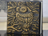 3D Carving Owl Embossed Notebook Journal Notepad Travel Diary Planner Sketchbook V1192-AZ-W-23286